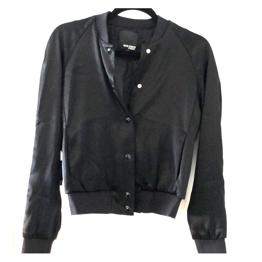 Satin bomber jacket